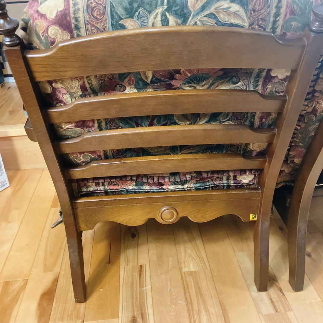 美品　飛騨産業　キツツキ　穂高　花柄　2人掛けソファ　2P、二人掛け　定価24万