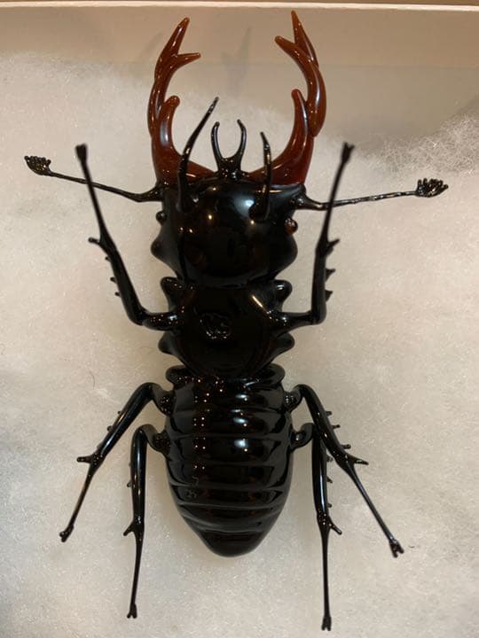 ベネチアンガラス　巨匠ヴィットリオ・コスタンティーニ　クワガタ