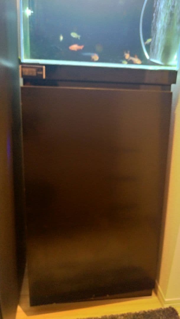 クリスティスリム450用 キャビネット 水槽台 ブラック