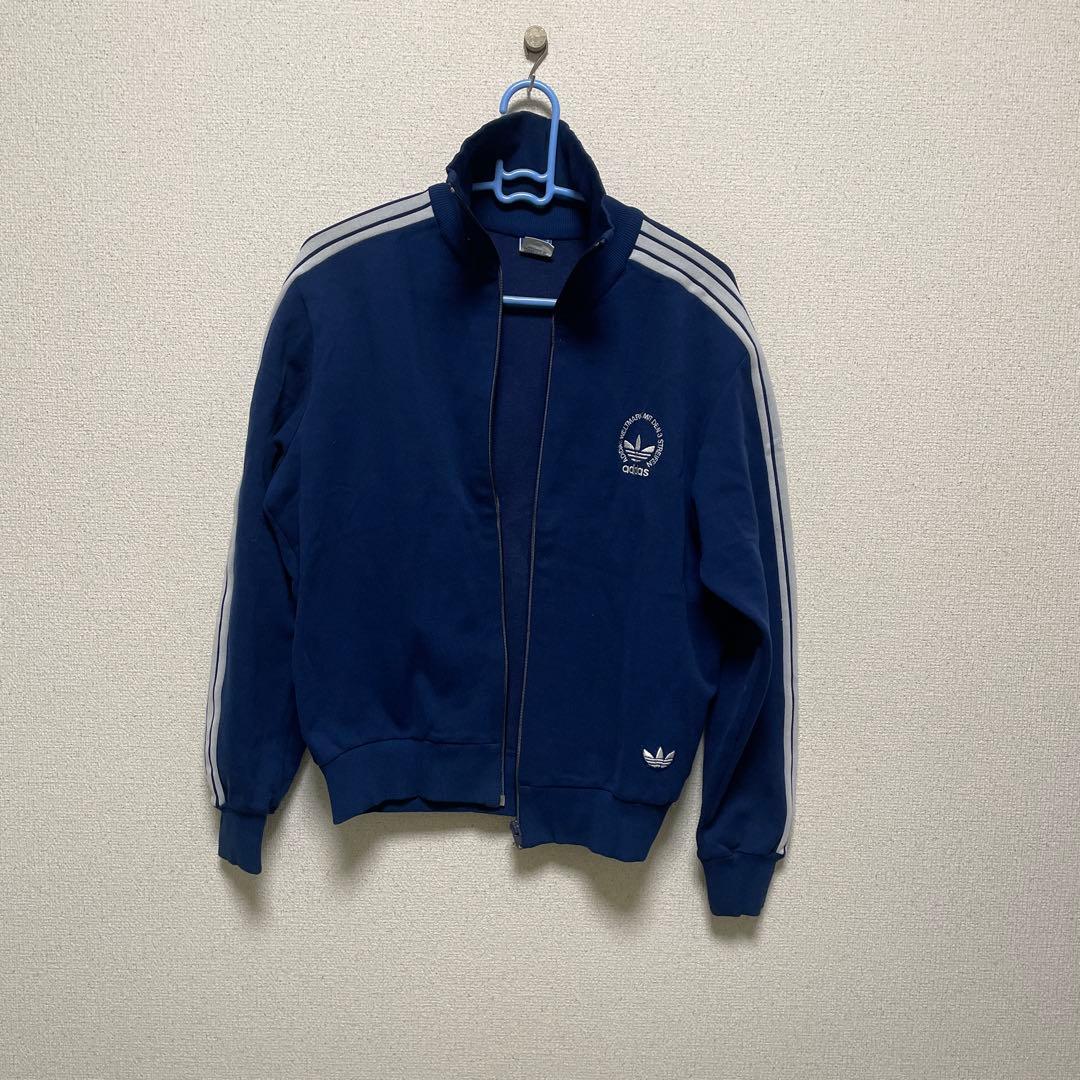 デサント製 アディダス 2号 長袖 トラックジャケット ジャージ