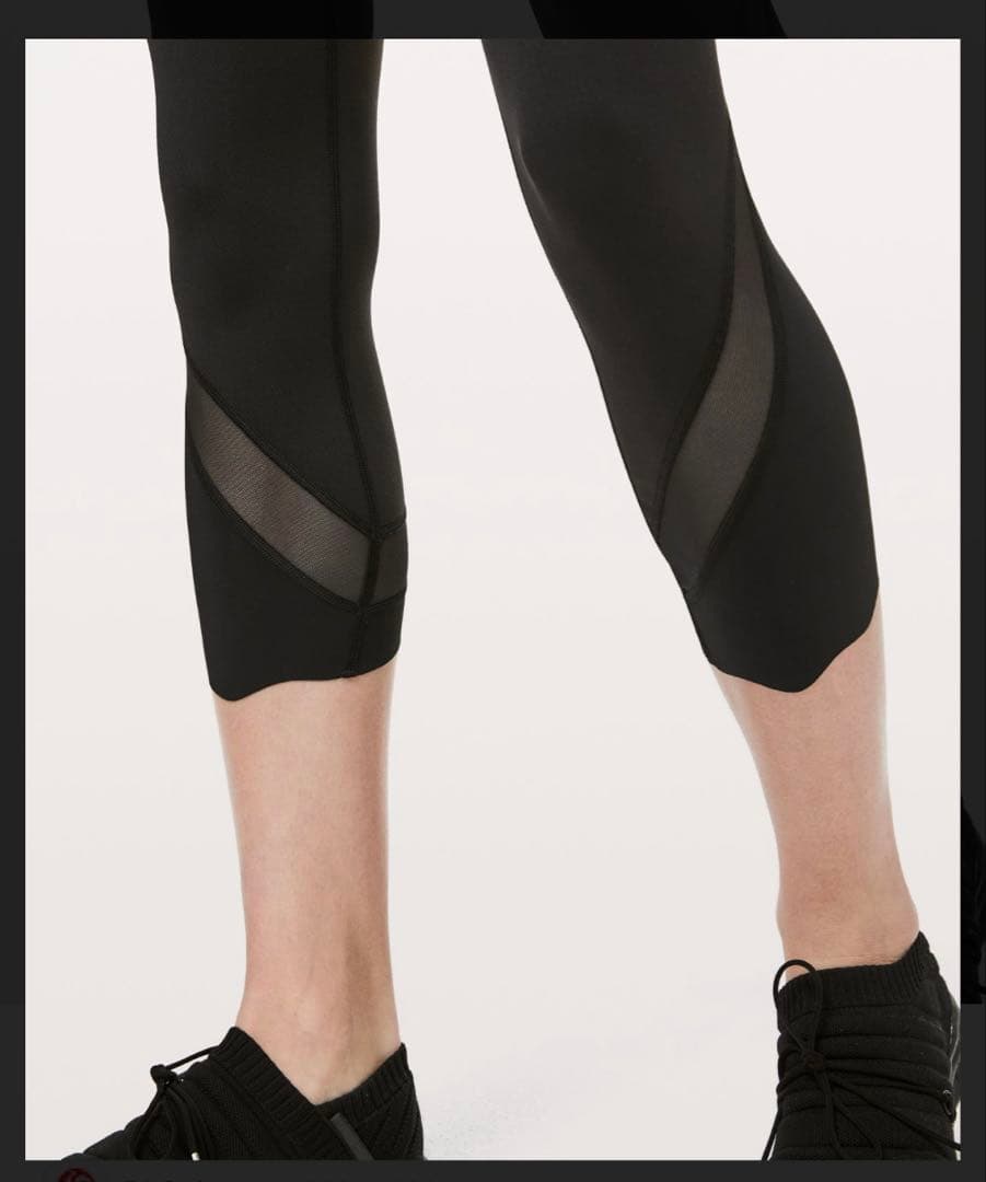 lululemon ルルレモン　レギンス　黒　サイズ6 サブリナ丈