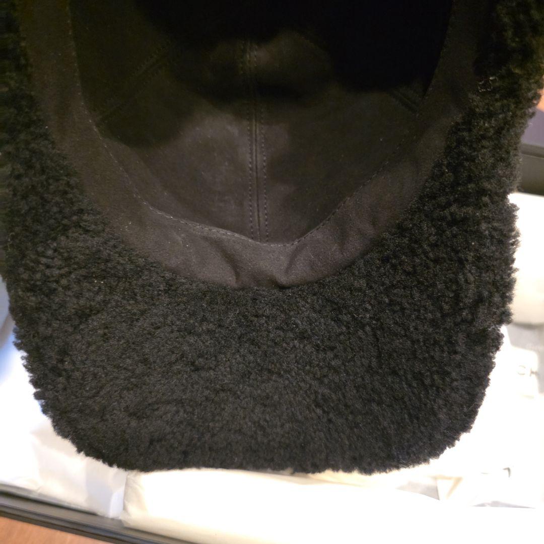 【正規品/新品】CHANEL シャネル テディ ボア キャップ 黒最後値下げ