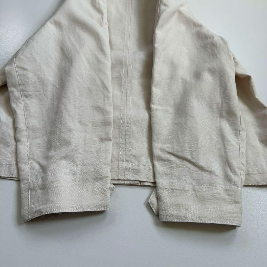 新品 北欧暮らしの道具店「これさえあればの1枚に」 こだわり襟のショート丈コート