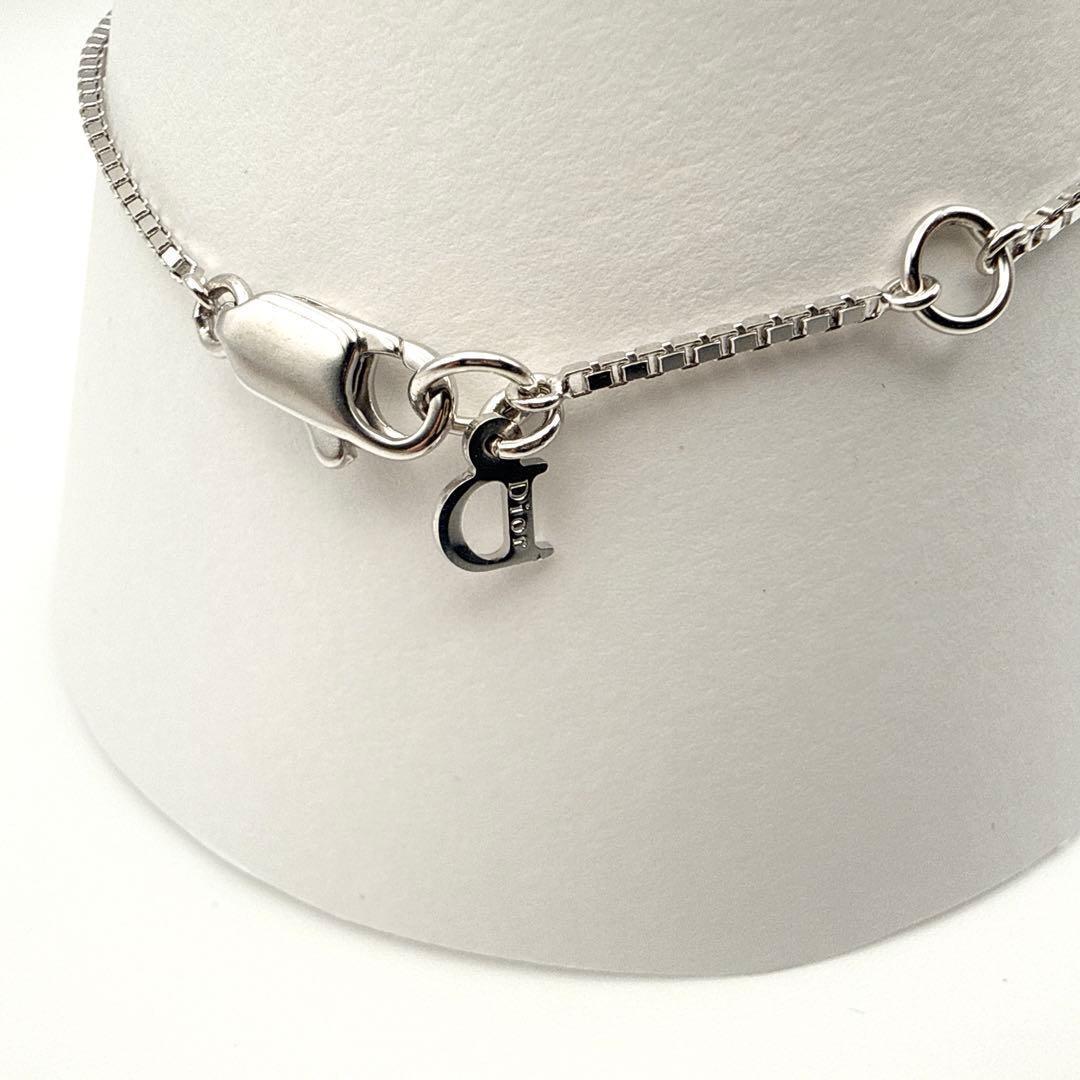 2882　保存箱付き極美品✨　Dior　ブレスレット　シルバー　CD ロゴ　刻印