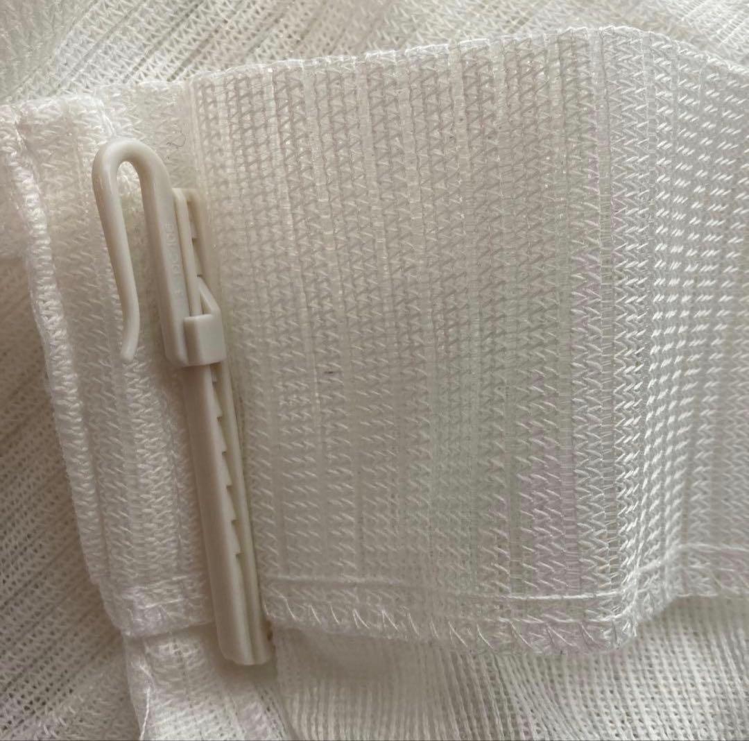 カーテン ニトリ4枚 100×200 + ニトリレースカーテン３枚 . 7セット