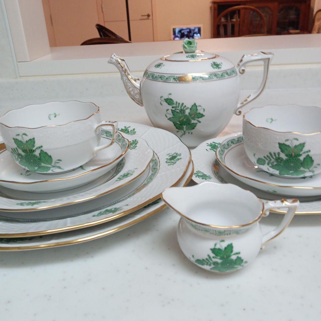 ヘレンドアポニーグリーン２人セット