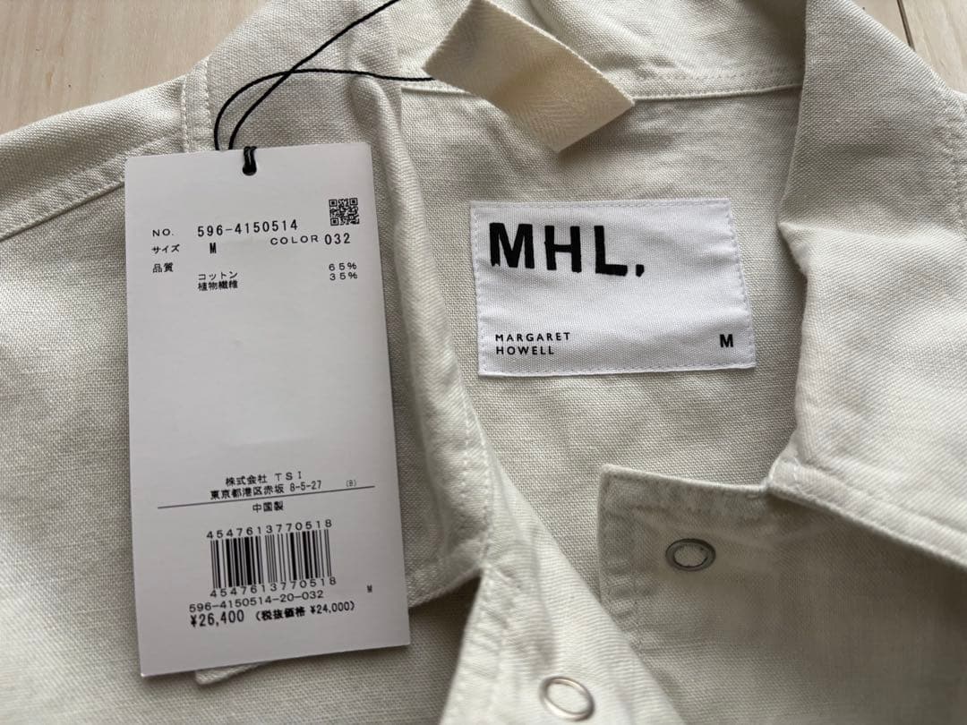 MHL マーガレットハウエル　未使用タグ付き　春夏秋アウター