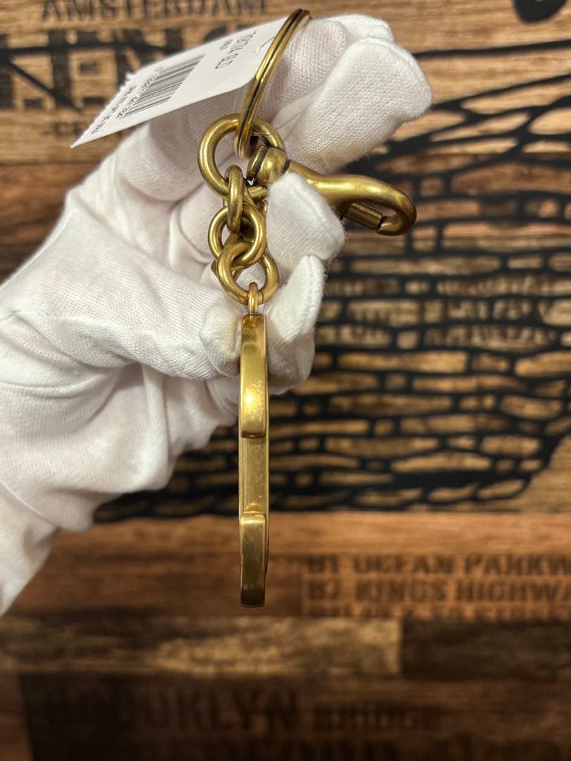 COACH キーホルダー　キーリング　新品未使用タグ付き　ゴールド