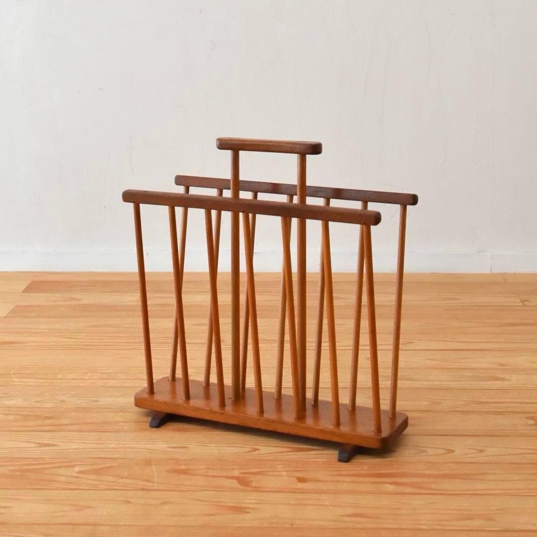 イギリス製　1960s マガジンラック　mid-century