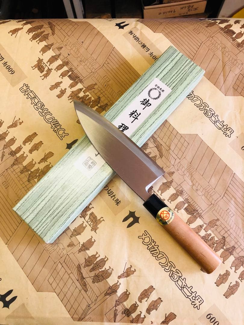 <新品>堺打刃物　銀3出刃包丁　5.5寸 165mm