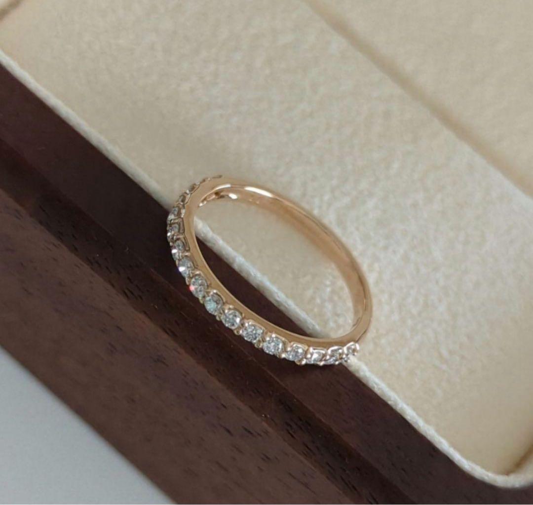 Ponte Vecchio K18PG ダイヤモンドリング 0.35カラット