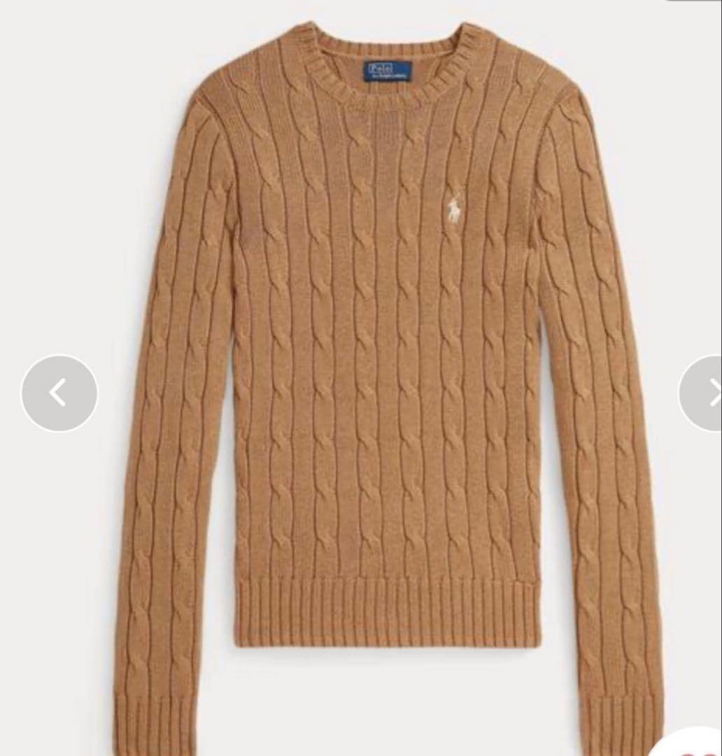 ラルフローレン　ニット　ベージュ