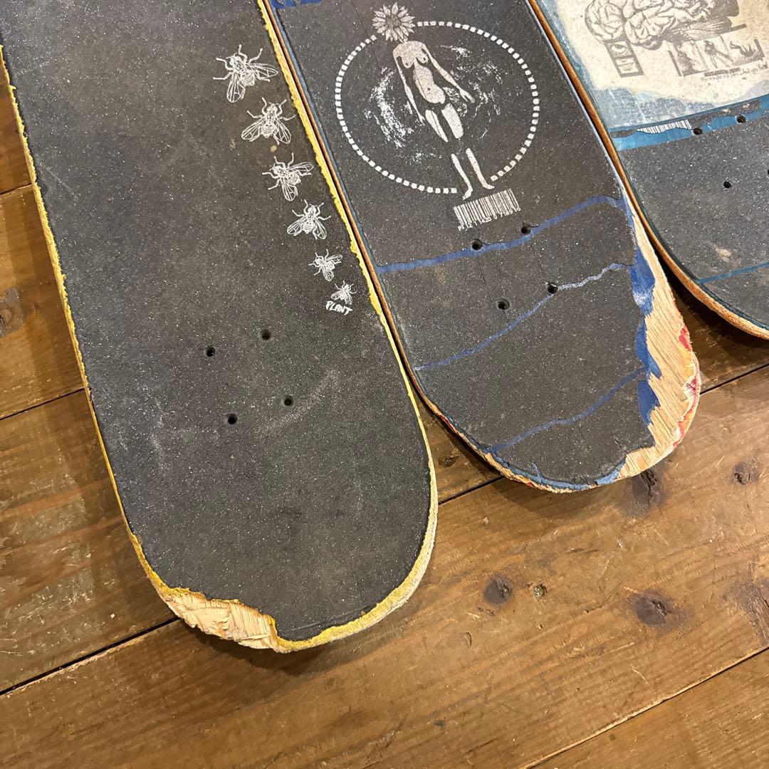 スケボー　廃デッキ　セット　DIY インチ