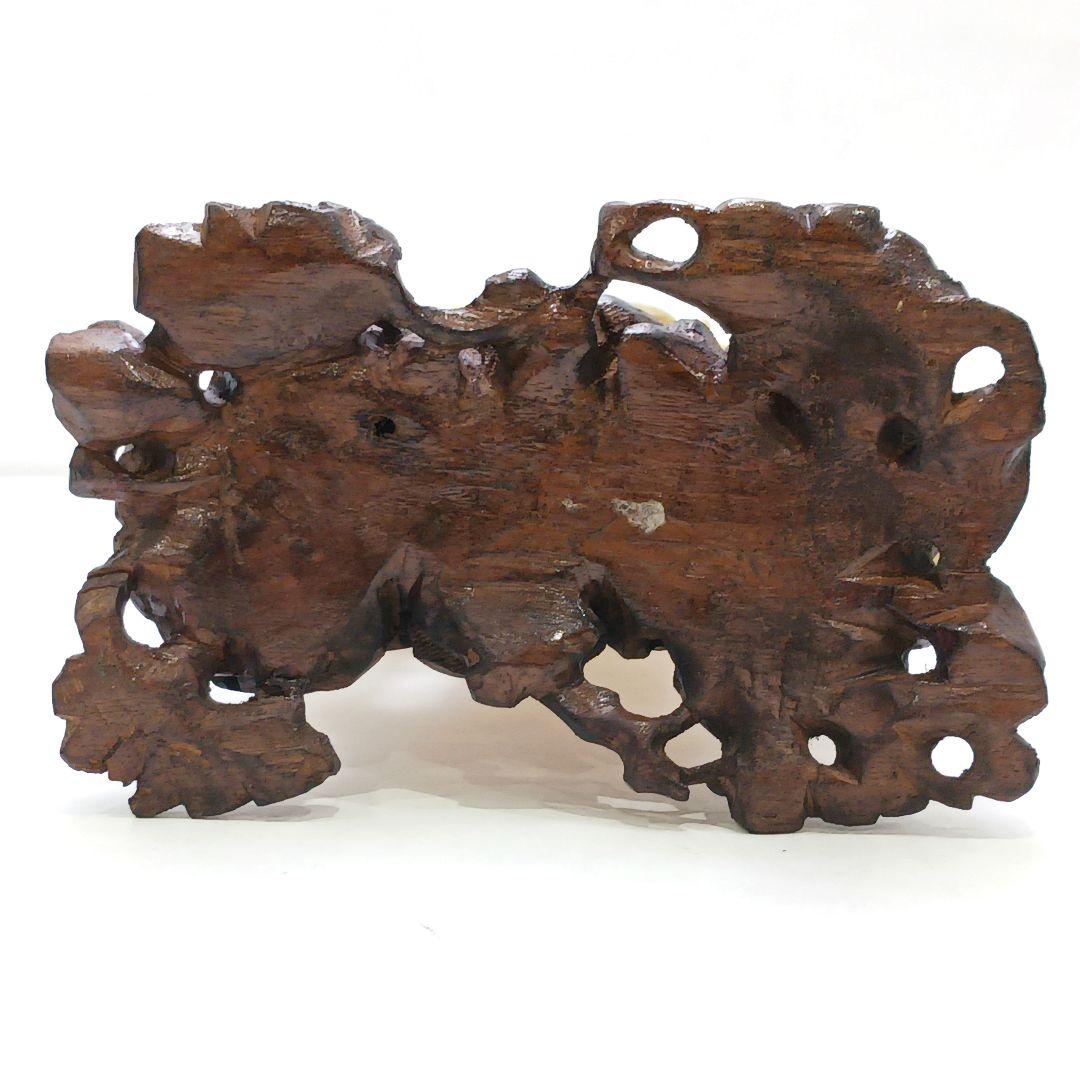 Y2293-2 高級彫刻 観音像 置物 細密彫刻 総重量365.7g　ten