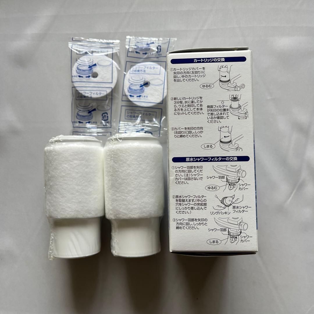 素粒水キッチン浄水器用カートリッジ2個