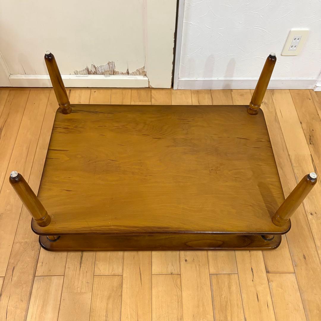 ☆昭和レトロ☆アンティーク　コレクションテーブル　ニチハン　コーヒーテーブル