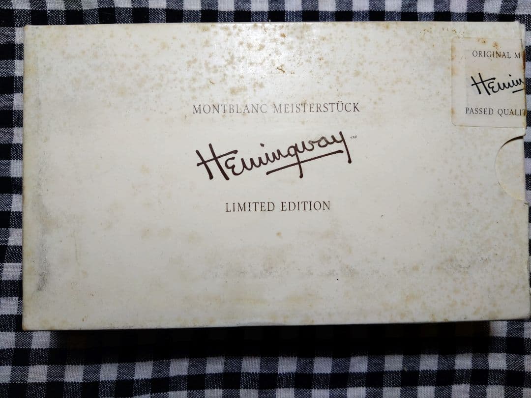 こ*う様 【レア 送料込み】モンブラン 万年筆　ヘミングウェイ　作家シリーズ １