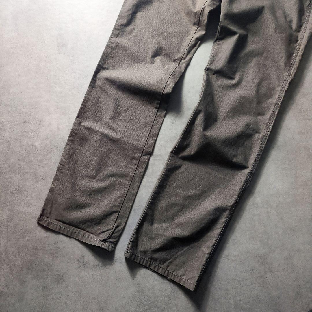 未使用 GIORGIO ARMANI コットン トラウザー パンツ 黒タグ