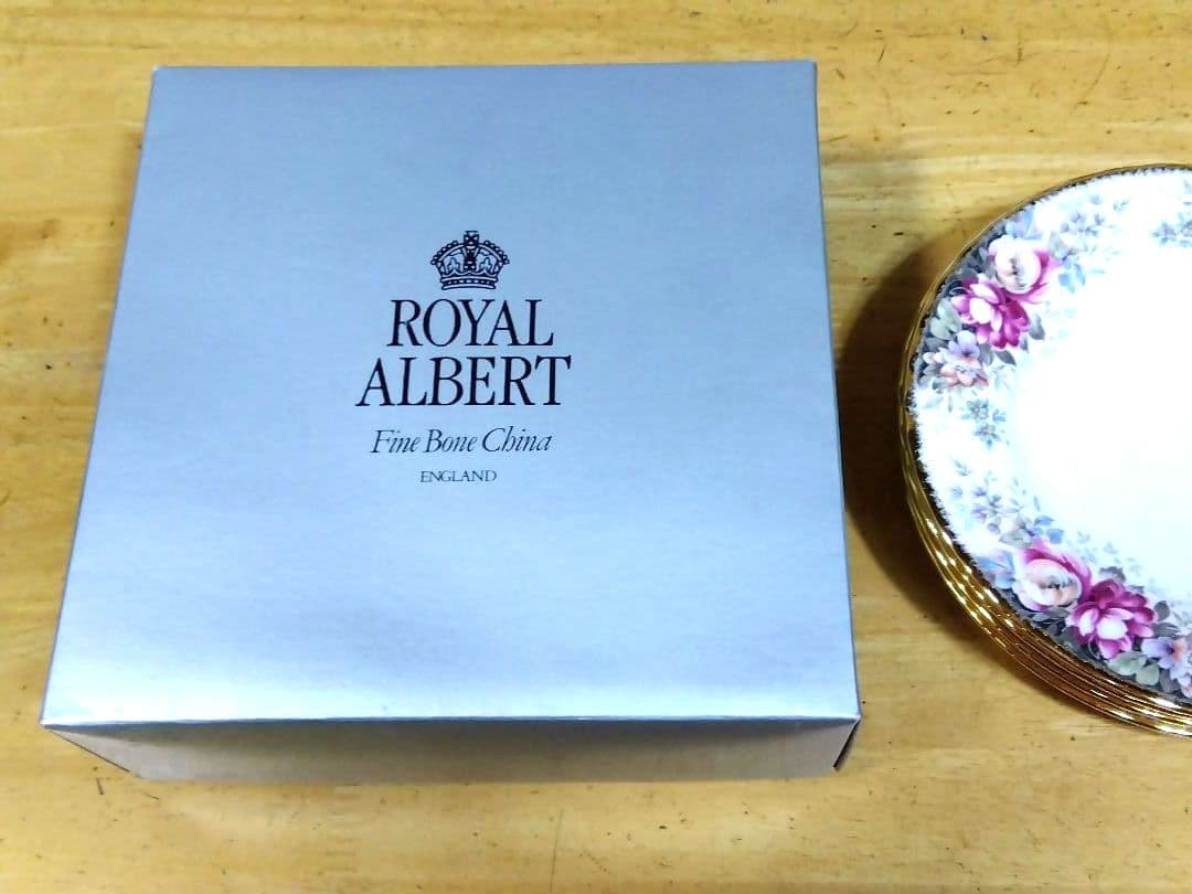 【Sale！】ロイヤルアルバートオータムローズ 6枚セット　カップソーサー４客