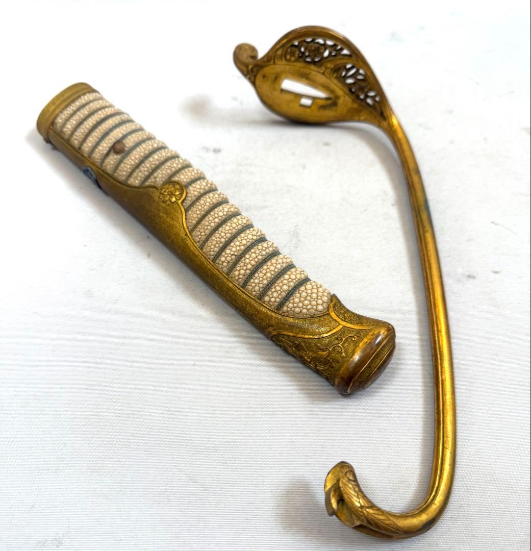 旧日本軍　指揮刀部品　刀装具