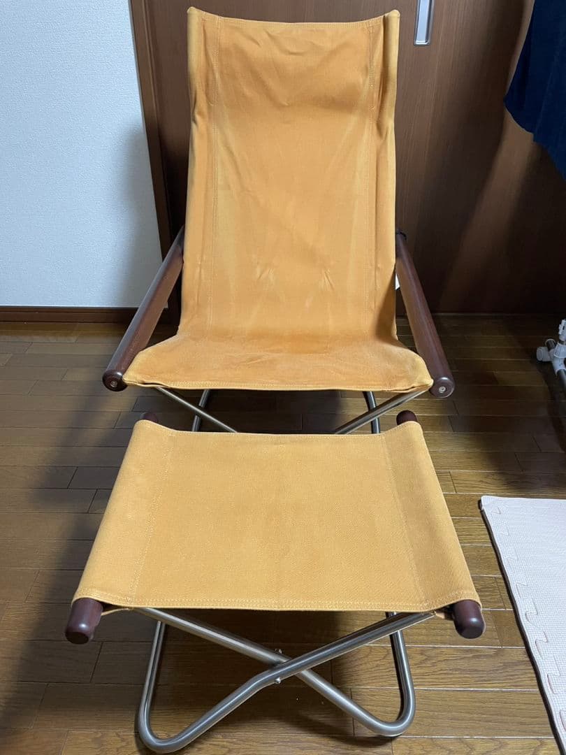 ニーチェアXロッキング キャメル/ダークブラウン