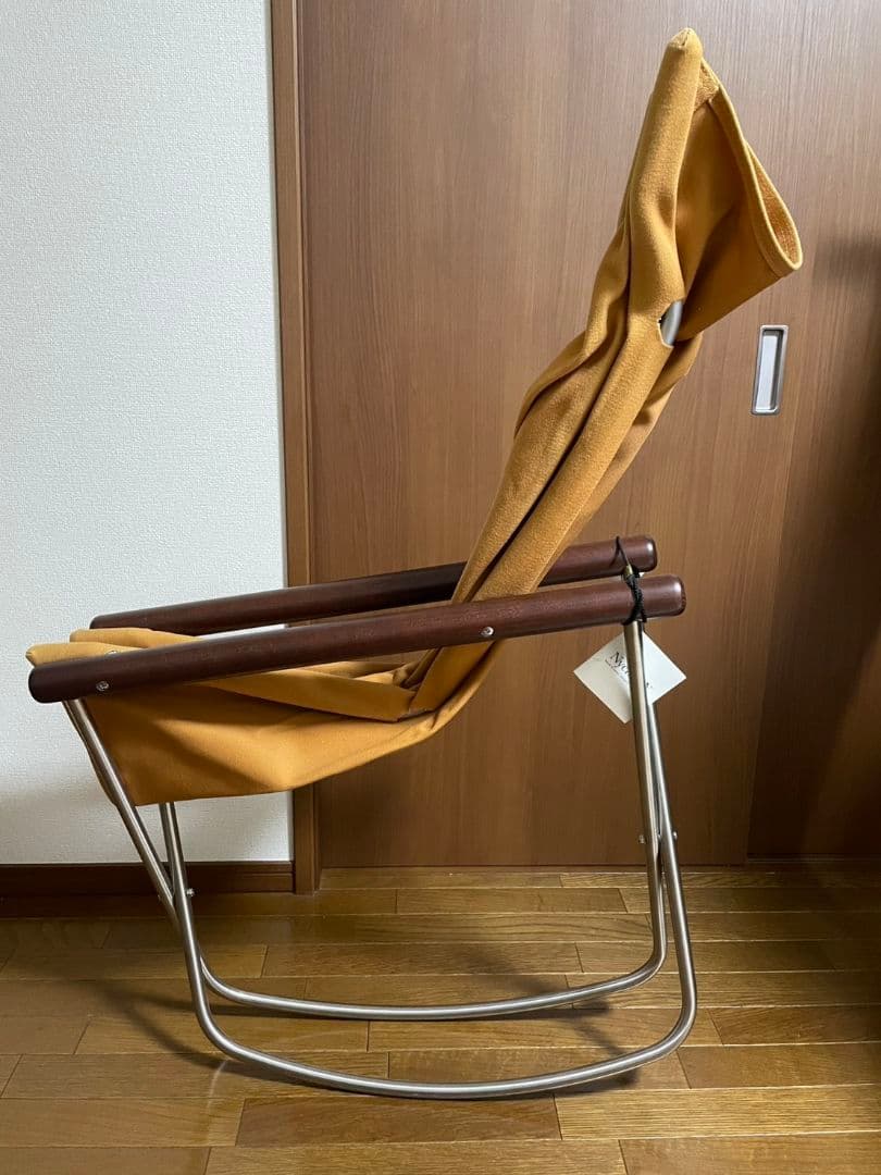 ニーチェアXロッキング キャメル/ダークブラウン