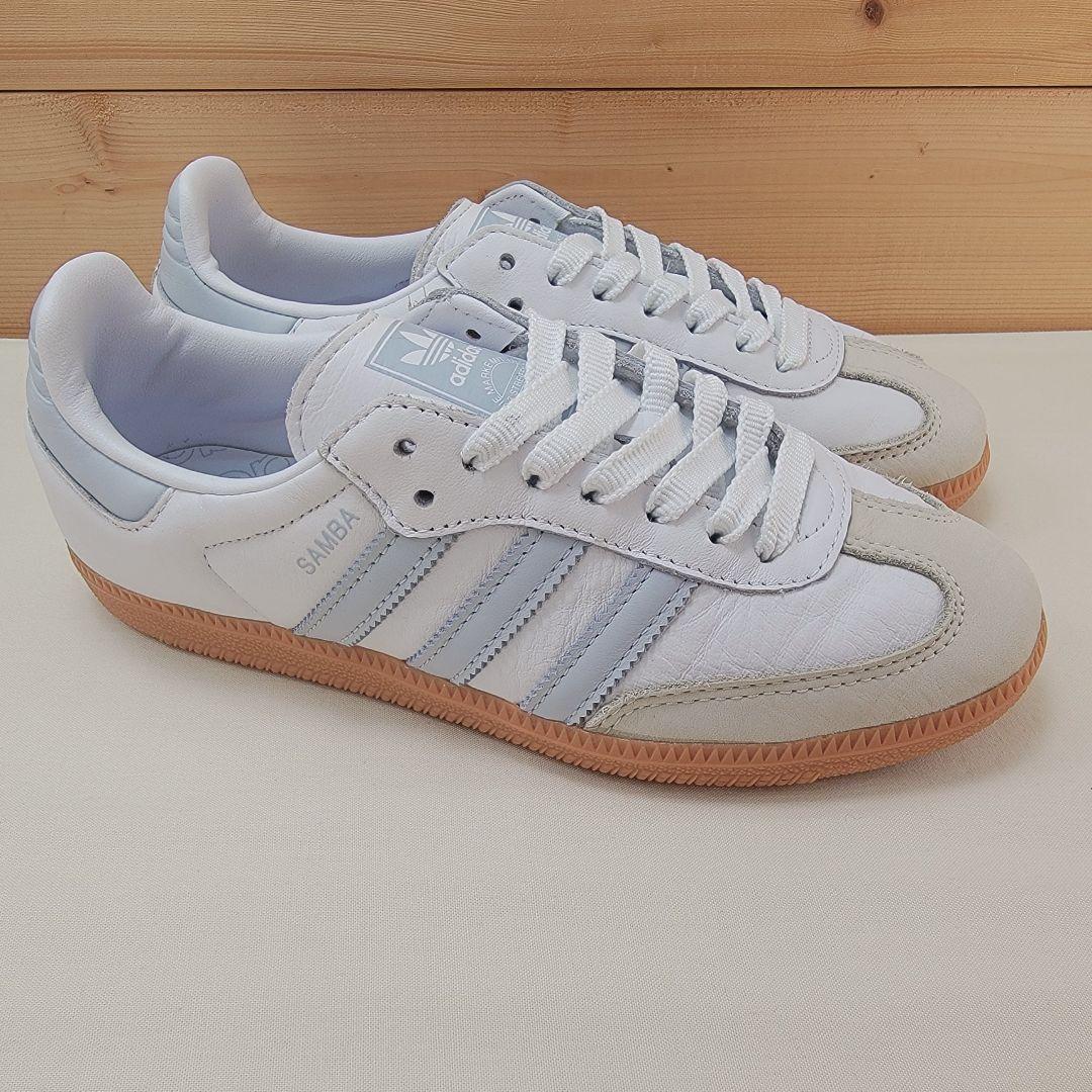 アディダス サンバ OG ホワイト/ブルー 22.5cm
