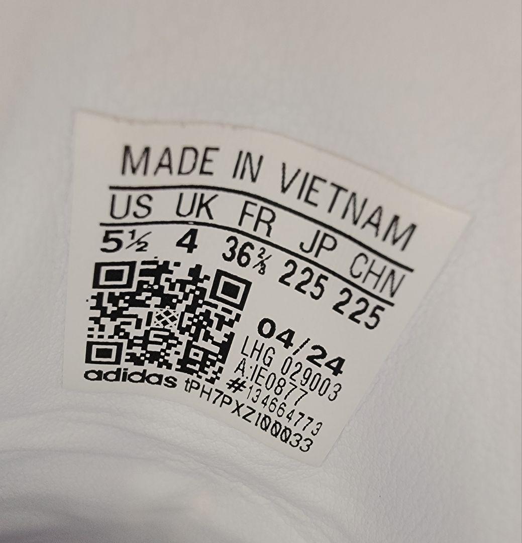 アディダス サンバ OG ホワイト/ブルー 22.5cm