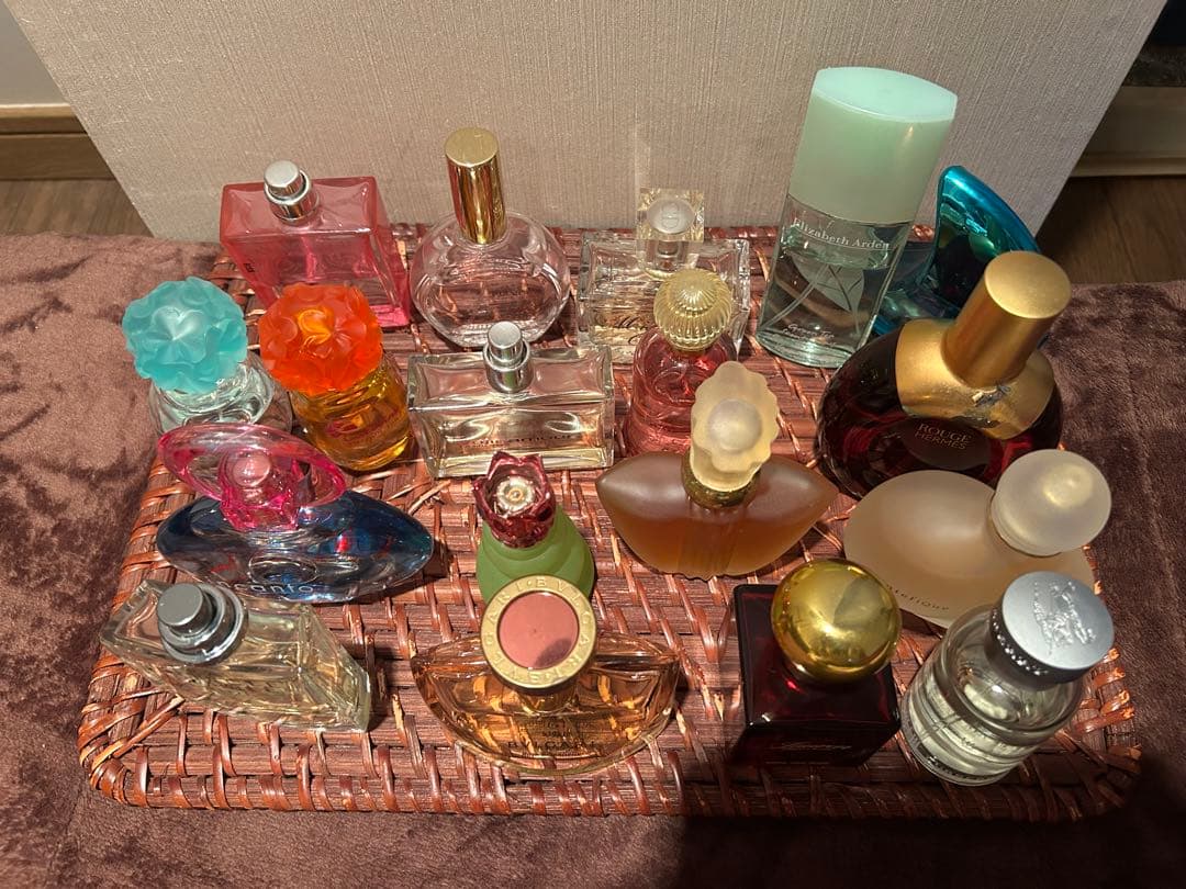 香水まとめ売り18個セットエルメスランコムフェラガモバーバリーブルガリディオール