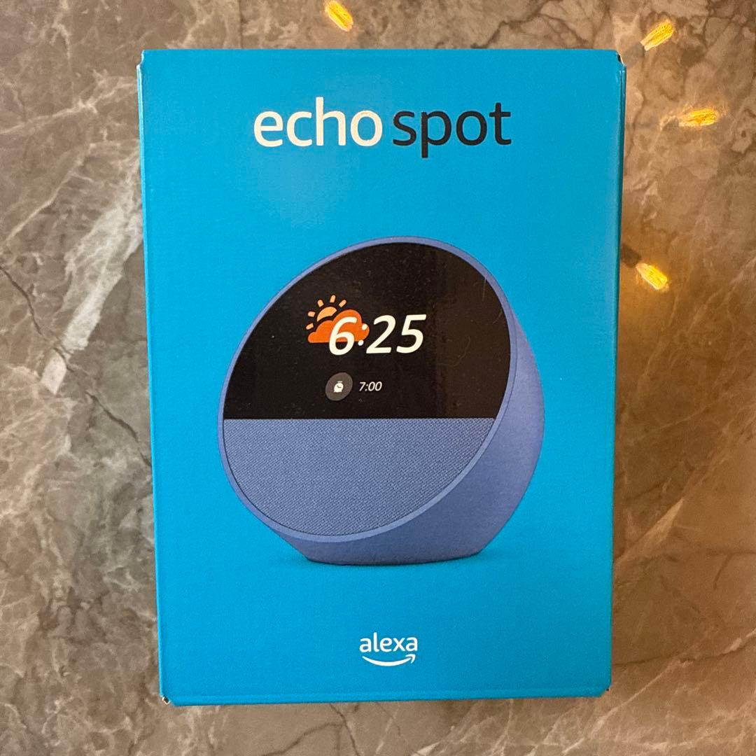 【新品未開封】Echo Spot ディスプレイ付スマートスピーカー
