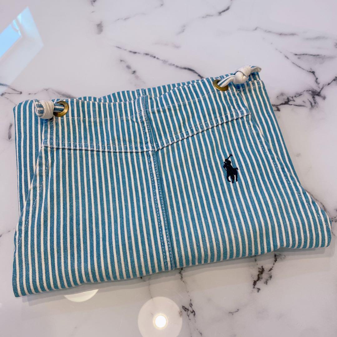 Ralph Lauren ラルフローレン ヒッコリーエプロン ストライプ デニム