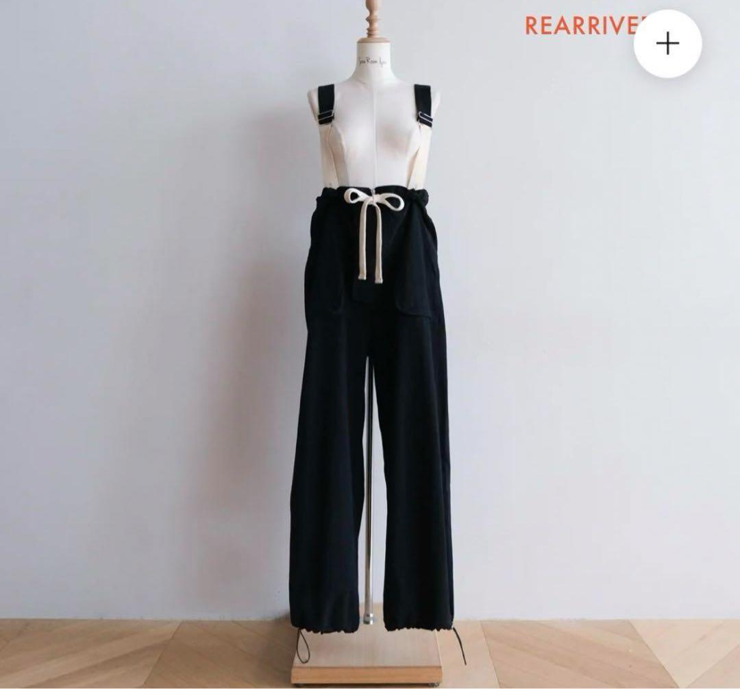 完売　searoomlynn クレープコットンワークサロペット