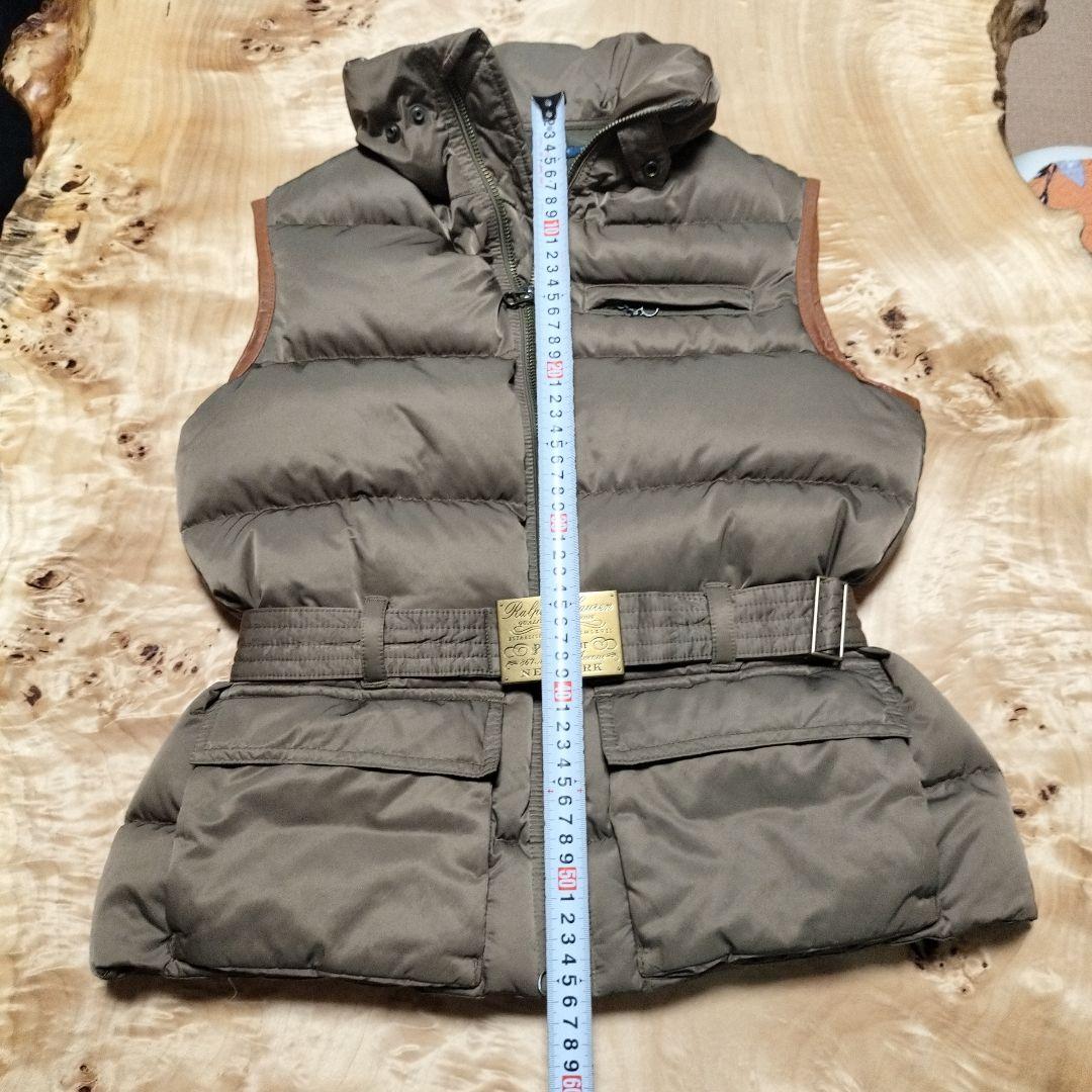 Ralph Lauren グレー ダウンベスト フード付き(10-4)