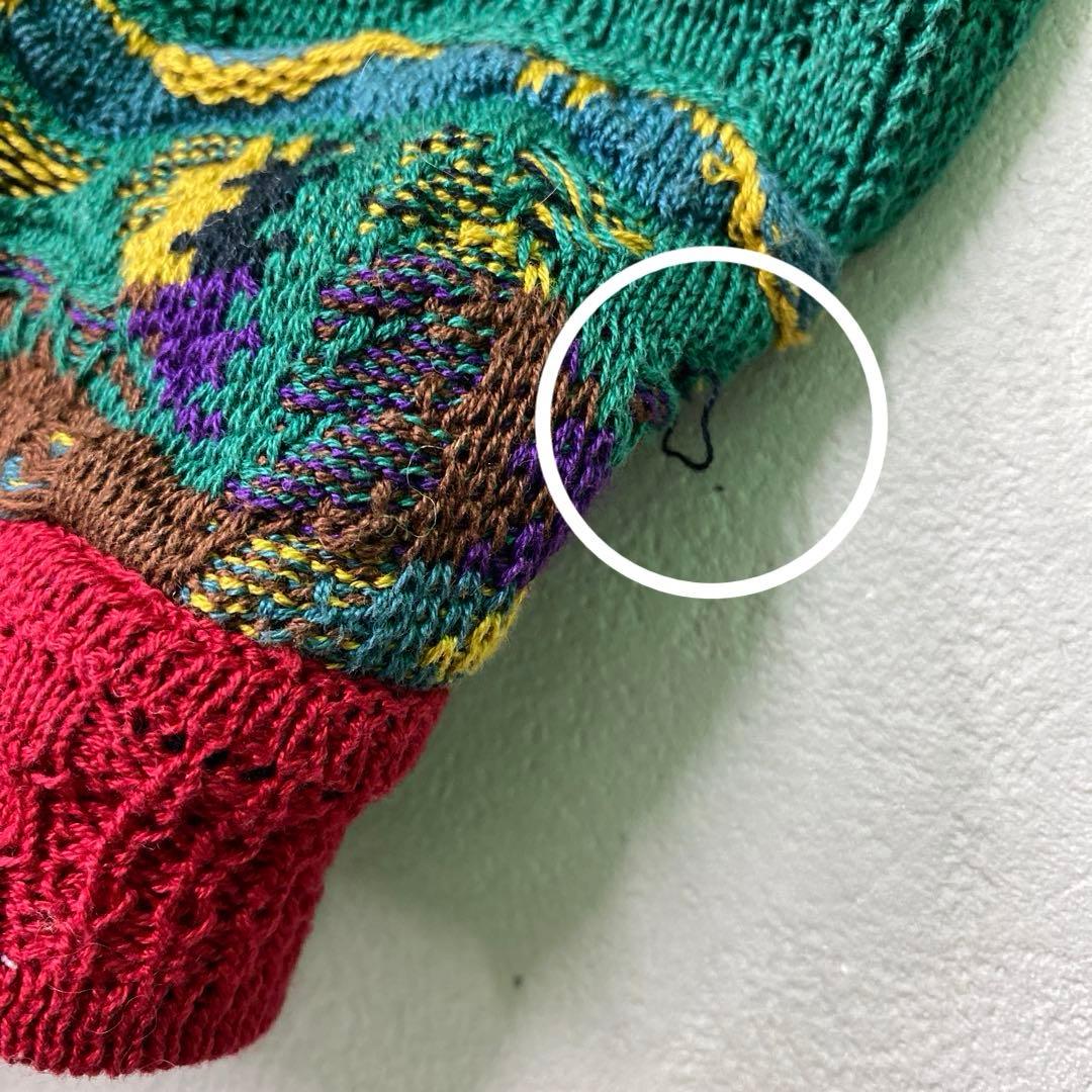 K642◯ COOGIクージー コットンニット ジップアップ ジャケット