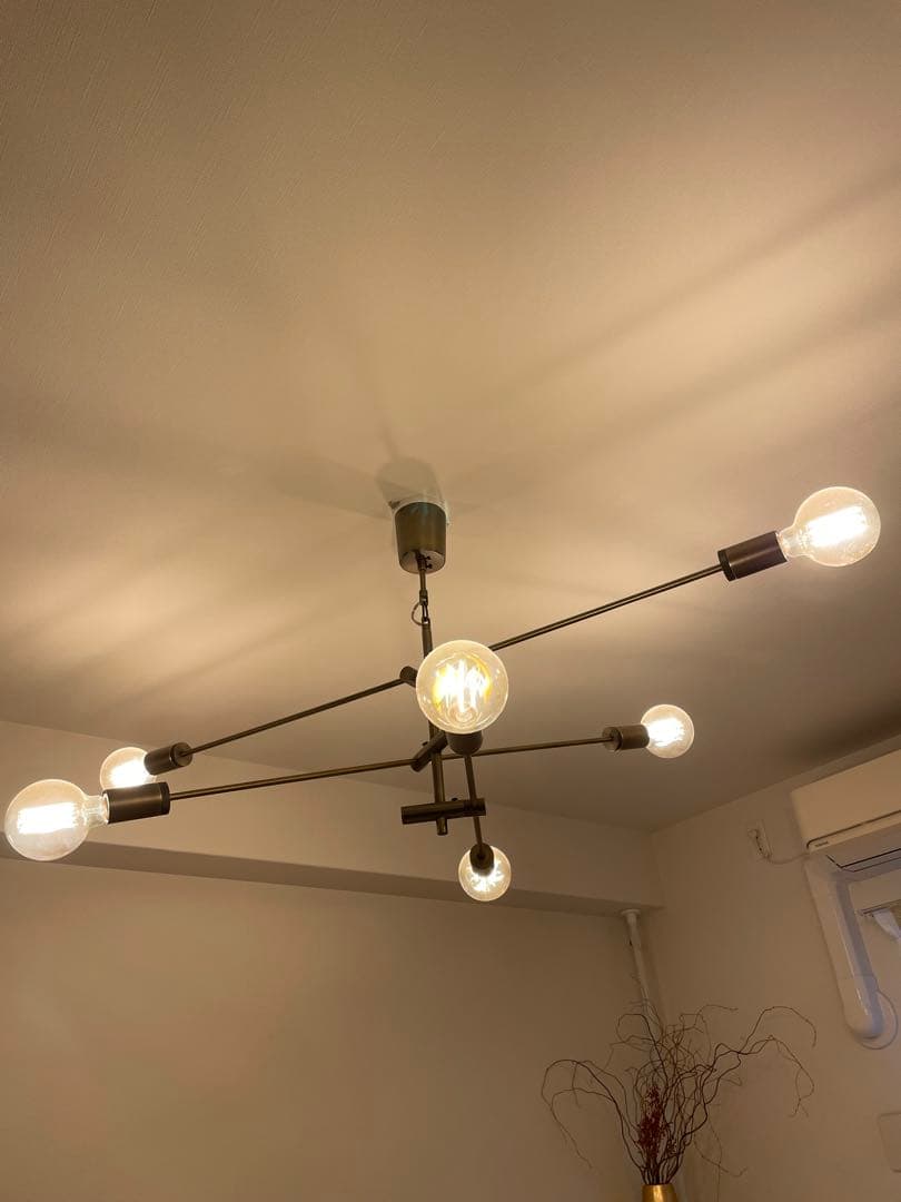 モダンシーリングライト 6灯