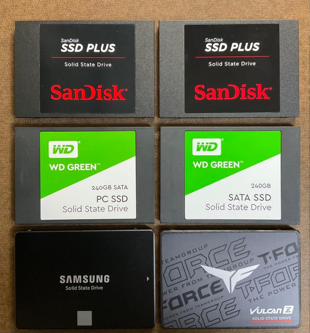 2.5インチ SATA SSD 6個セット