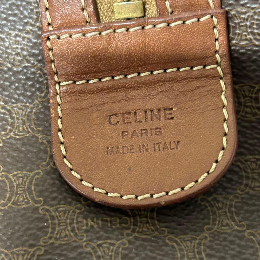 セリーヌ マカダム ミニボストンバッグ ハンドバッグ