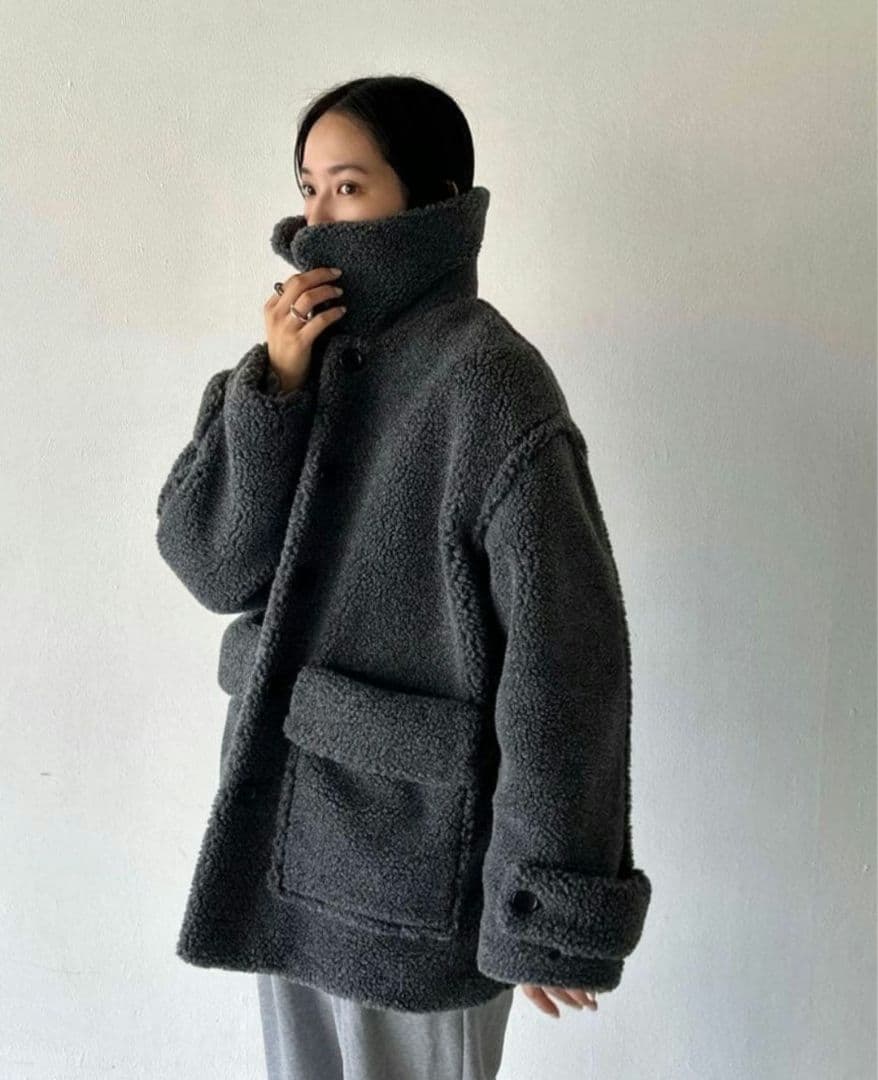 ジャケット・アウター CLANE RIDGE POCKET BOA OVER COAT