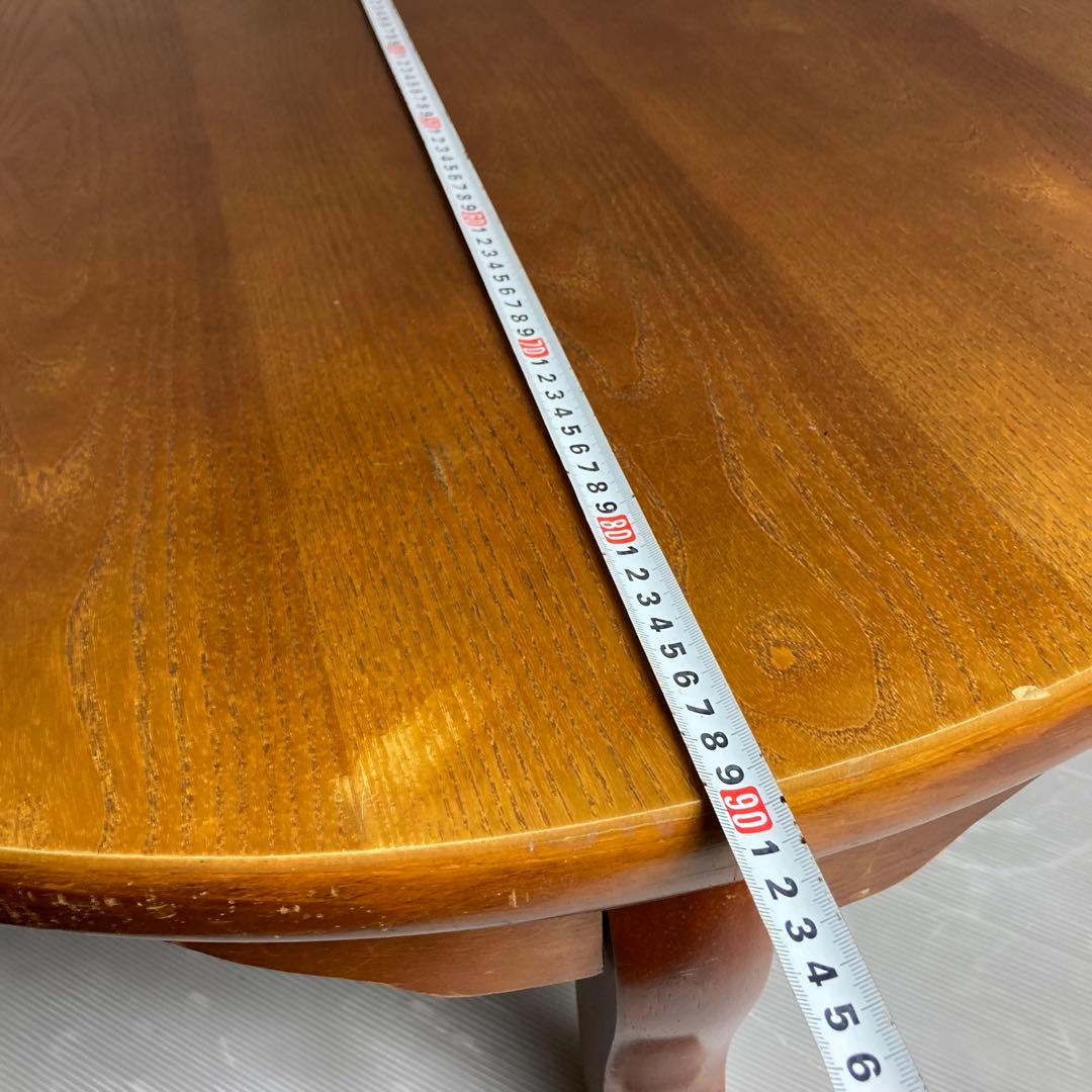 レトロ　ちゃぶ台　木製　折りたたみ　90センチ