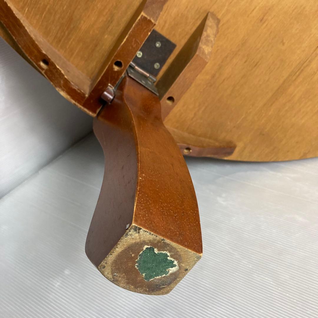 レトロ　ちゃぶ台　木製　折りたたみ　90センチ