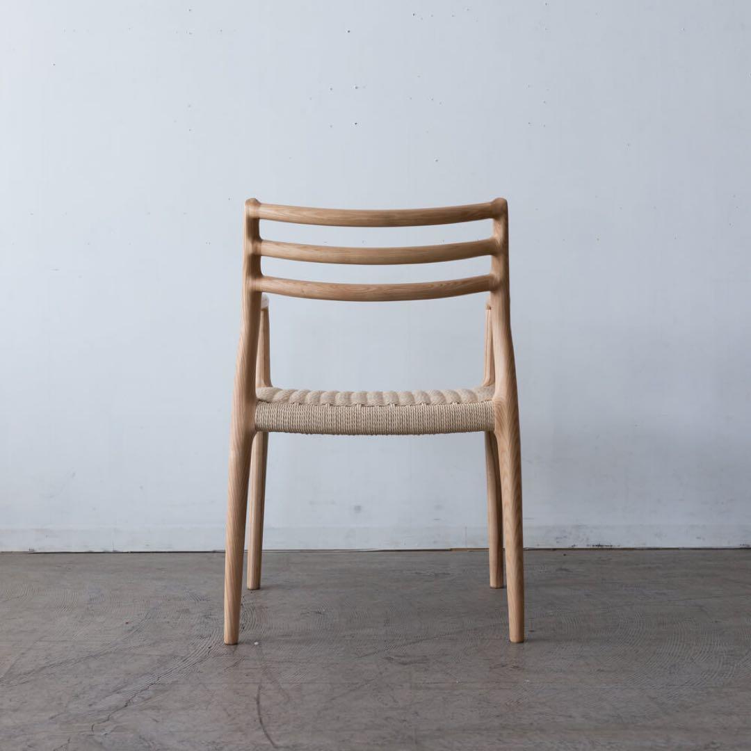 アームチェア アッシュ材 / ウレタン塗装 ペーパーコード F7-135NA