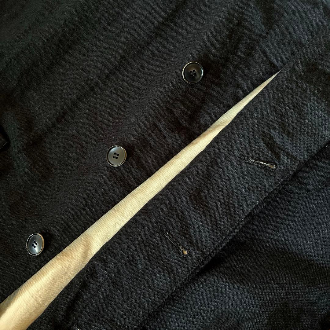 ま*お様 美品★Vlas Blomme★ウール　リネン　ロングコート　毛　麻