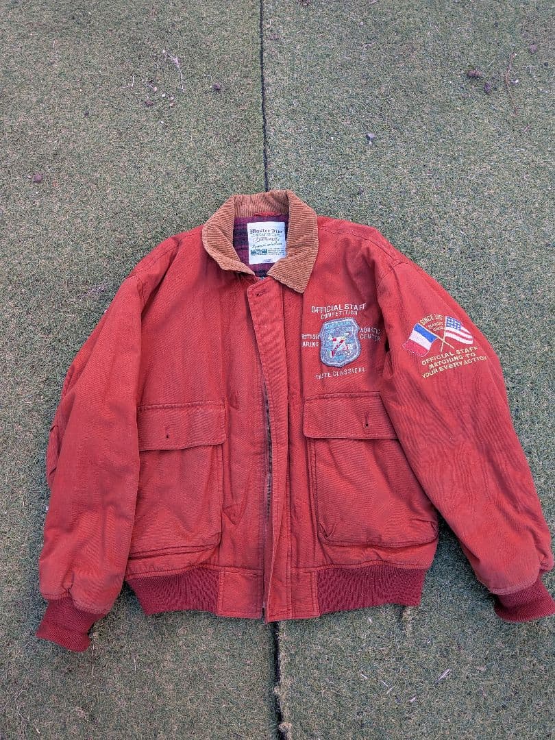 ダックジャケット　キルティングジャッケット　ma1