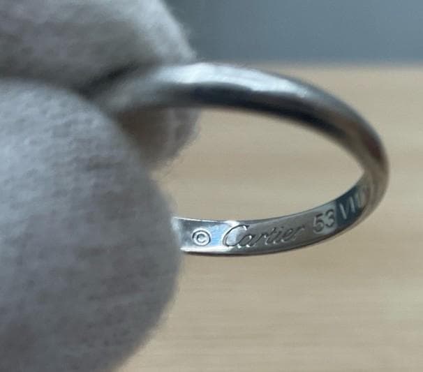Cartier カルティエ リング サイズ53 Pt950