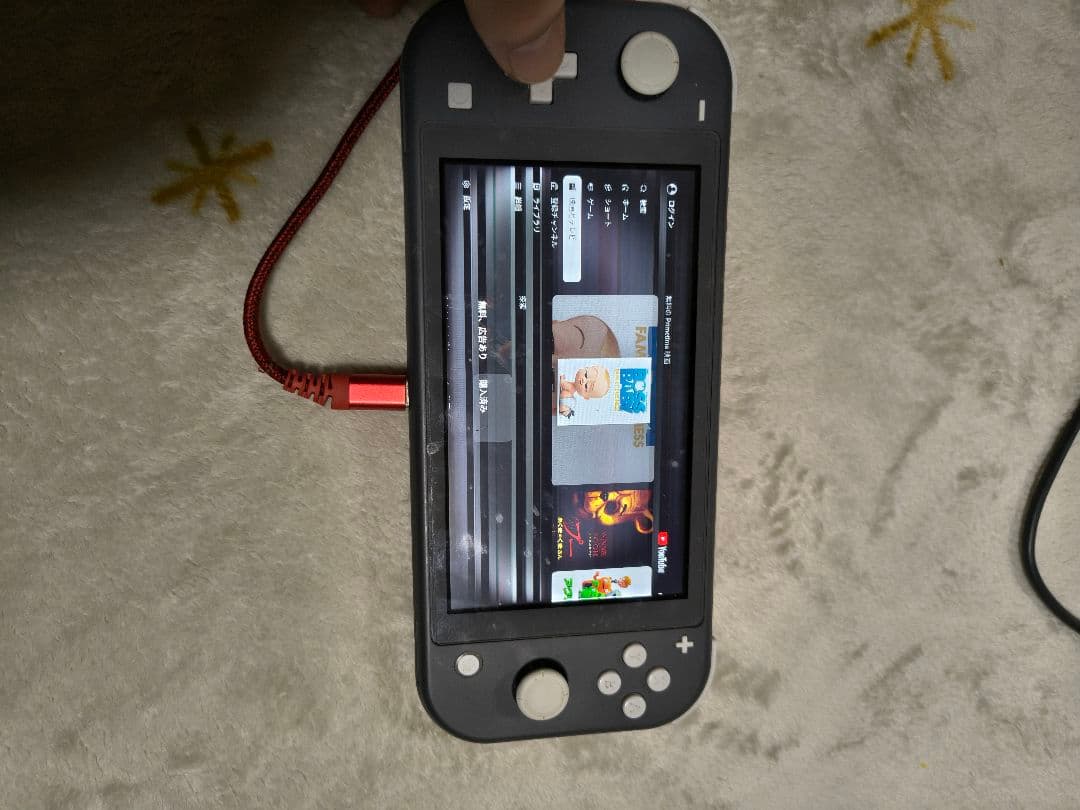 Switch　ライト　ジャンク　グレー