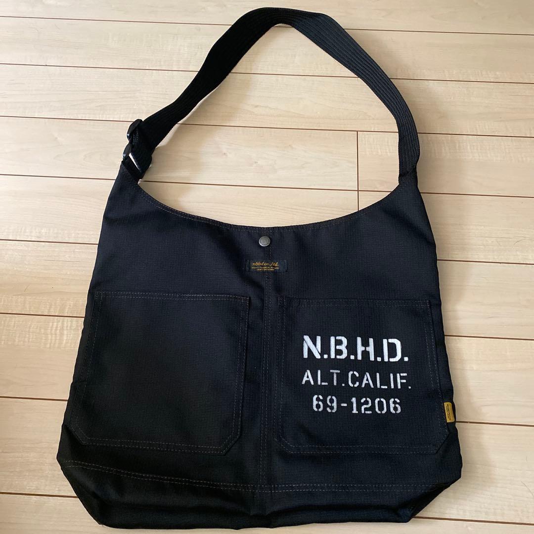 N.B.H.D. ブラックショルダーバッグ　NEIGHBORHOOD
