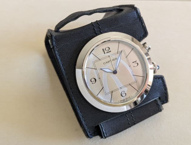 ジャンク　カルティエ　トラベルアラームクロック