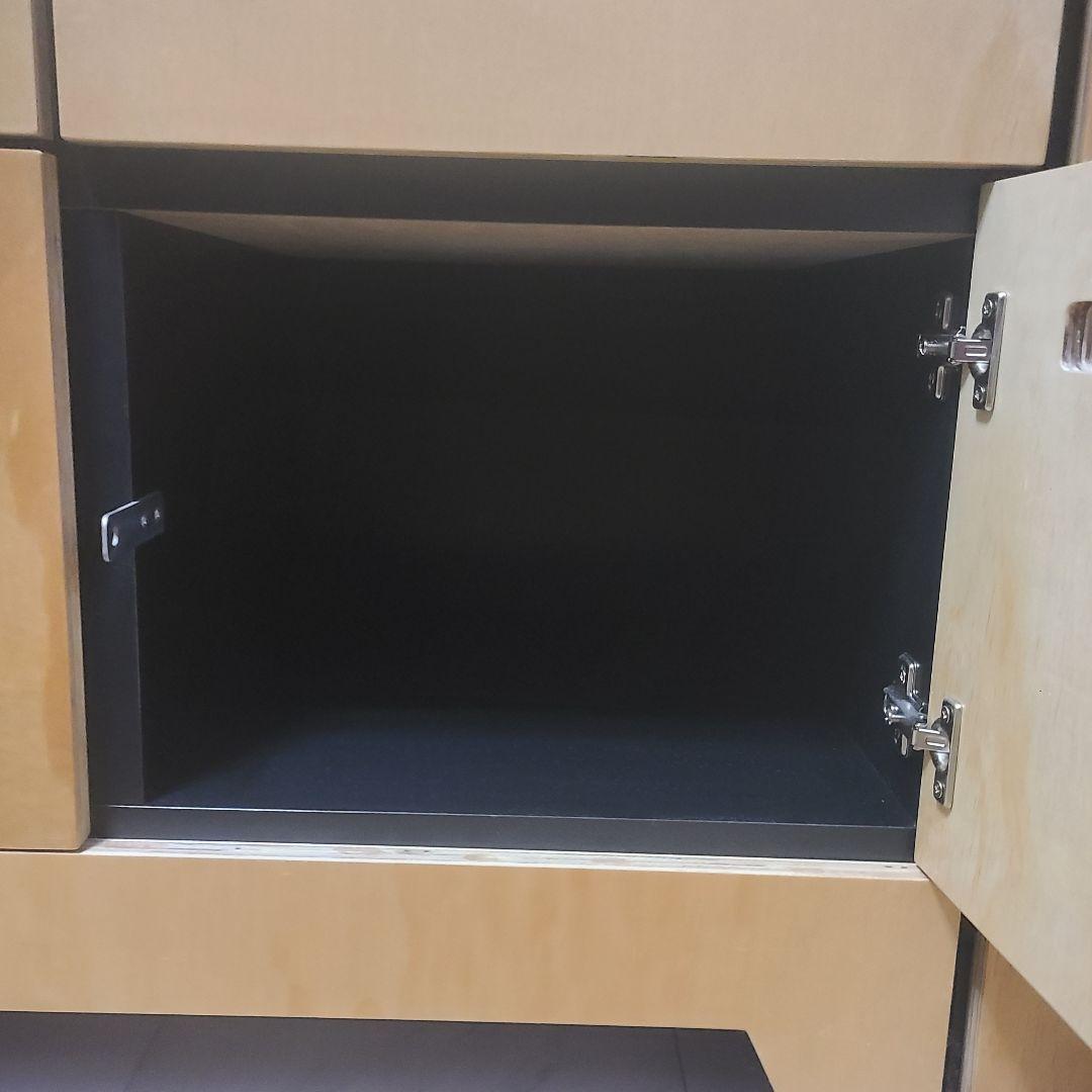 【廃盤希少】ジャーナルスタンダードファニチャー　木製ロッカー　ウッドキャビネット