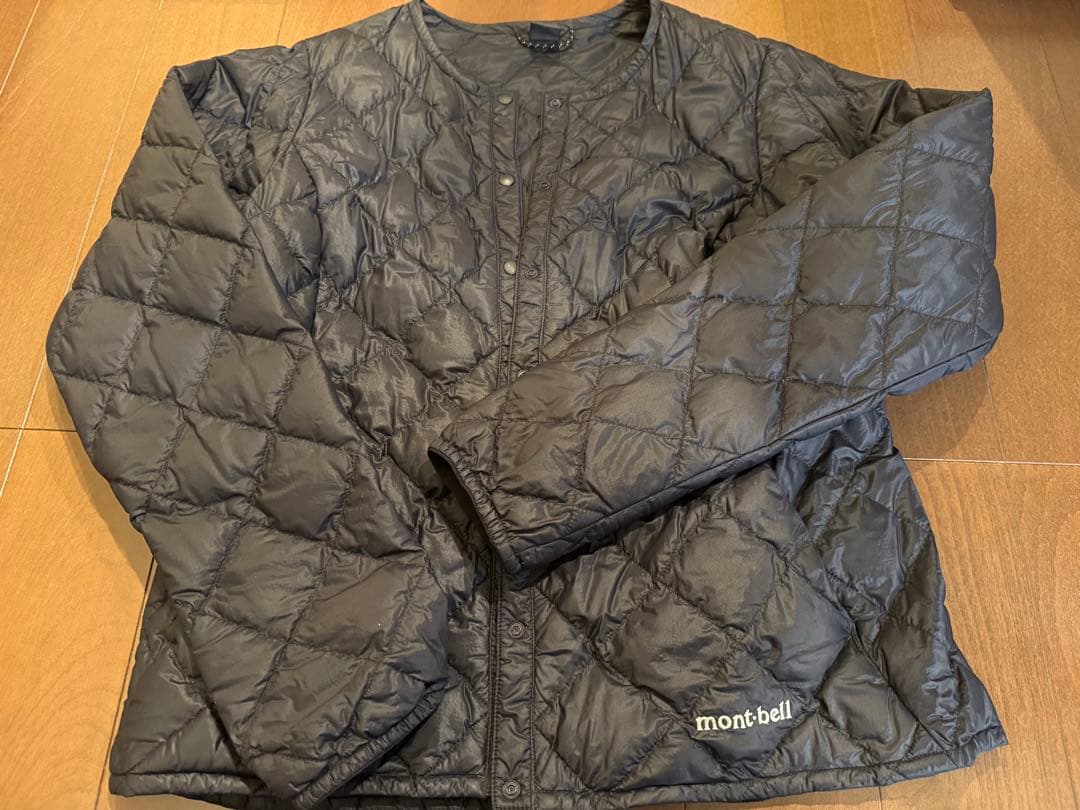 【美品】お値下げ　mont-bell 黒 スペリオダウンジャケット M