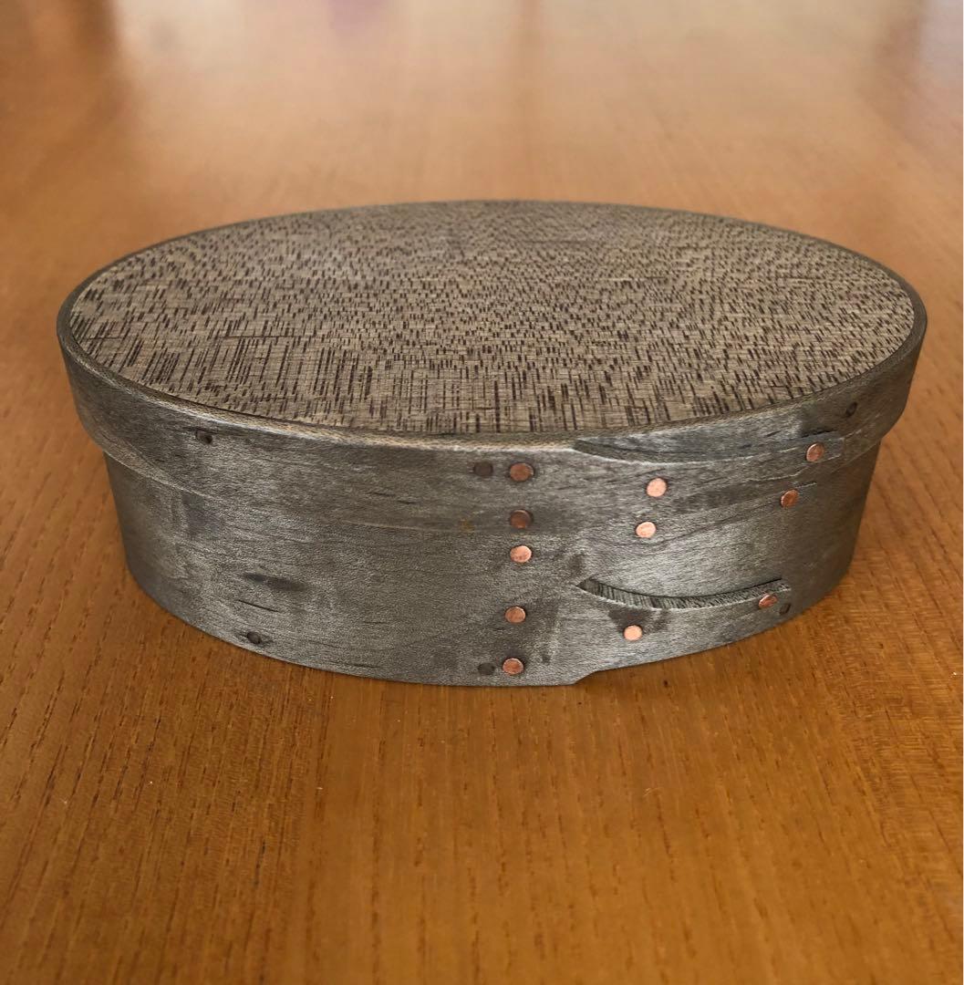 IFUJI OVAL BOX type-R #1 GREY▶︎草木染